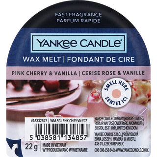 Yankee Candle Pink דובדבן ווניל 22 גרם 