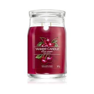 Yankee Candle Black Cherry 567 g — Candela Profumata