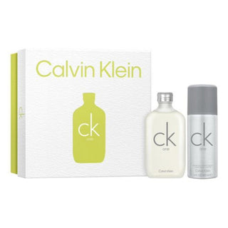 Set Calvin Klein: CK One Eau De Toilette Unisex 100 ml + CK One Deodorant Spray 24h Protection for Men 150 ml 