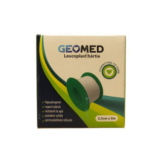 Geomed Leukoplast 2,5 cm x 5 m Cerotti in Carta
