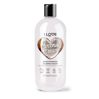 I Love Coconut & Cream Gel de Ducha Hidratante para Todo Tipo de Piel 750 ml 