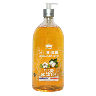Les Petites Bains de Provence Gel de ducha con flores de algodón para pieles sensibles 1000 ml 