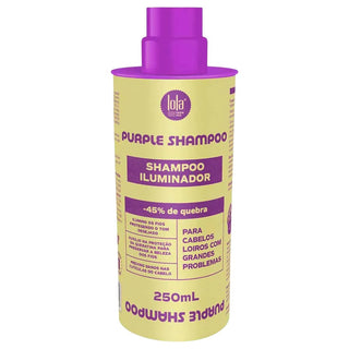 Lola Cosmetics Champú para cabello violeta Contrarresta los tonos amarillos o naranjas 250 ml 