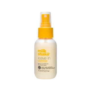Milk Shake Leave-In Milk Proteins Acondicionador sin aclarado para el cabello, equilibra la hidratación 75 ml 