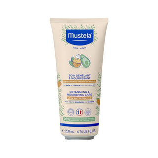 Mustela Mustela Manteiga de Karité e Abacate Creme de Tratamento Desembaraçante e Alisante para Cabelo 200 ml 
