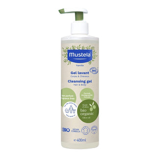 Mustela Gel Doccia Olio d'Oliva Biologico Capelli Corpo 400 ml — Gel doccia