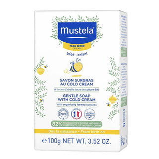 Mustela Cold Cream Saponetta Detergente Delicata alla Cera d'Api 100 g — Detergente Solido