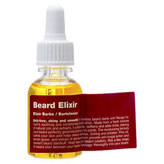 Receita para homem Elixir para barba Óleo para barba de pinho Bálsamo vegan 25 ml 