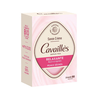 Pastilla de jabón Pro-Regenerante de Almendra Roge Cavailles, Nutritiva y Reparadora, 100 g 