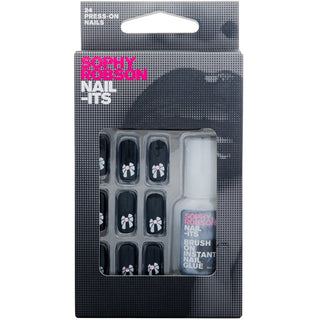 Set Sophy Robson Nail-Its Uñas postizas 24 piezas negras 