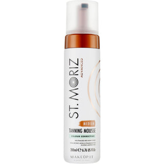 St. Moriz Mousse Autobronzeadora Hidratante Corretora de Cor para o Rosto 200 ml 