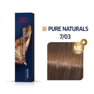 Wella Professionals Koleston Perfect Me+ 7/03 Biondo Medio Naturale Dorato 60 ml — Tinta permanente