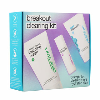 Clear Start Breakout Clearing Kit Set Dermalogica: Clear Start Aqua Jelly Gel for the face 25 ml + Clear Start cleanser 75 ml + Clear Start Niacinamide Booster 10 ml 