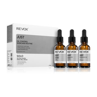 Revox B77 Siero Niacinamide 10% 30 ml + Fluido Viso Just — Cofanetto