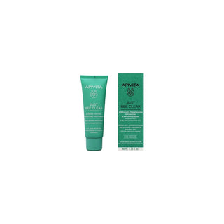 Apivita Just Bee Clear Crema viso idratante con niacinamide 40 ml — Crema viso