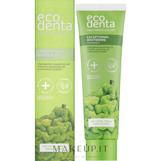 Ecodenta Pasta dentífrica blanqueadora con bergamota, aceite de limón y Calidone (Dentifricio sbiancante) 100 ml 100 ml 