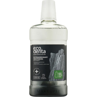 Ecodenta Extra Collutorio Sbiancante Carbone Nero 500 ml — Collutorio