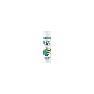 Gillette Satin Care Aloe Vera Gel (Trockene Haut) - Rasiergel 200ml 