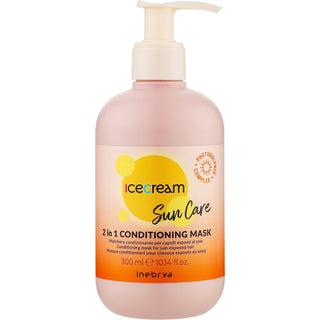 Inebrya Ice Cream Sun Care 2 IN 1 Maschera 300ml — Maschera per capelli
