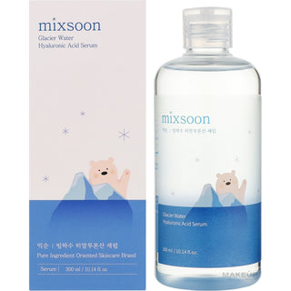 Mixsoon Sérum à l'acide hyaluronique Glacier Water - Sérum pour la peau à l'acide hyaluronique 300 ml 