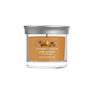 Yankee Candle Golden Pumpkin Signature Tumbler 122 g — Candela Profumata