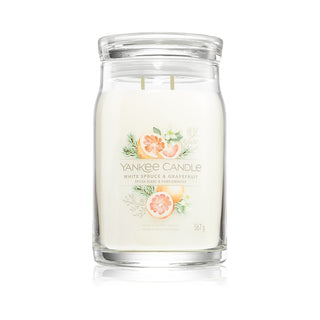 Yankee Candle Signature Abete Bianco e Pompelmo 567 g — Candela