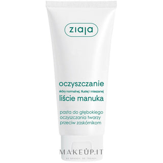 Ziaja Pâte exfoliante nettoyante en profondeur Manuka Tree Purifiante 75 ml 75ml 