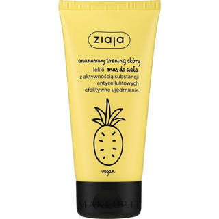 Ziaja Mousse corporelle à l'ananas (ananas) - Mousse corporelle à effet anti-cellulite 160ml 