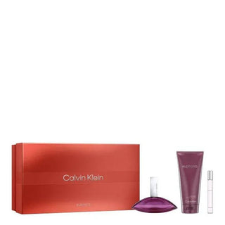 Calvin klein Euphoria Gift Set EDP 100 ml, Euphoria body lotion 200 ml, and EDP miniature 10 ml 