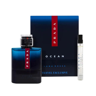 Prada Luna Rossa Ocean Geschenkset EDT 100 ml und Miniatur Flakonvolumen EDT 10 ml 100ml 