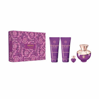 Versace Dylan Purple for women Premium gift set EDP 100 ml, shower gel 100 ml, body lotion 100 ml, and EDP mini 5 ml 100 ml 