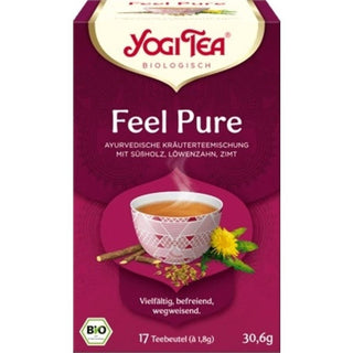 Yogi Tea Infusión Bio "Feel Pure", Clásico (30,60 G) 