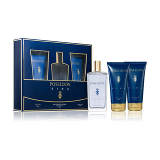 Aire De Sevilla Poseidon King Men Eau De Toilette Spray 150ml 3-teiliges Set 