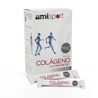 Ana María Lajusticia Collagene con Magnesio Amisport Fragola 20 stick — Integratore