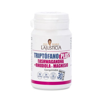 Ana María Lajusticia Tryptophan Plus con Ashwagandha Rhodiola e Magnesio 60 compresse — Integratore