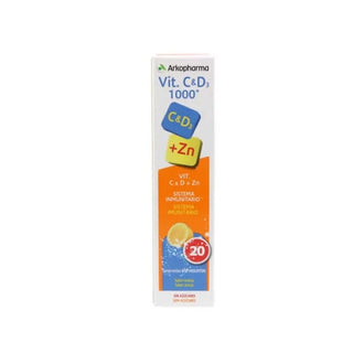 Arkopharma Vitamina C e D3 1000 mg 20 compresse — Integratore