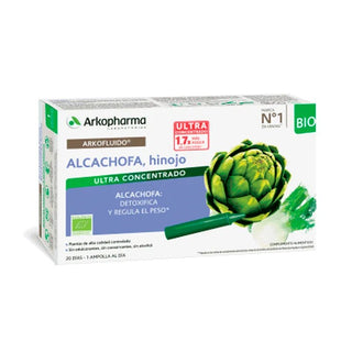 Arkopharma Arkofluido Alcachofa Hinojo 20 Ampollas Bebibles 
