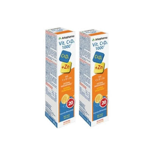 Arkopharma Vitamina C e D3 1000mg 2x20 compresse — Integratore