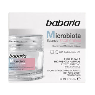Babaria Microbiota Balance Tägliche Gesichtscreme für empfindliche Haut 50ml 