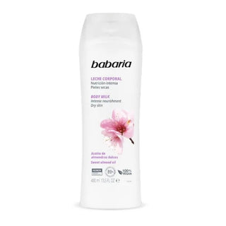 Leche corporal Babaria de almendras dulces para piel muy seca 400 ml 