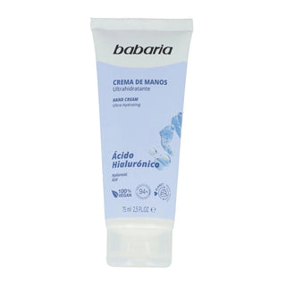 Crème pour les mains à l’acide hyaluronique Babaria 75 ml 