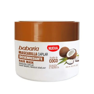 Babaria Maschera per capelli all'olio di cocco 400ml — Maschera per capelli