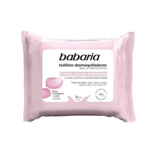 Babaria Salviettine struccanti Rosa Mosqueta 25 unità — Salviettine detergenti