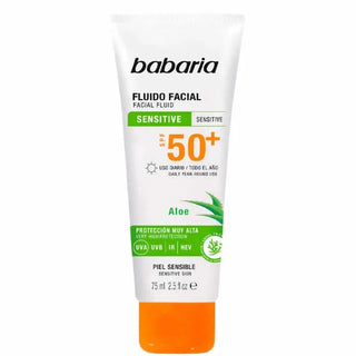 Babaria Fluid viso Pelle Sensibile SPF 50 75 ml — Fluido solare