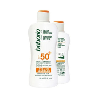 Babaria Sun Crema Solar Spf50 Plus 200ml Set 2 Piezas 