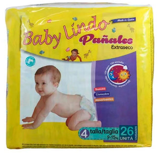 Baby lindo Pannolini T4 9-15 kg 26 unità — Pannolini