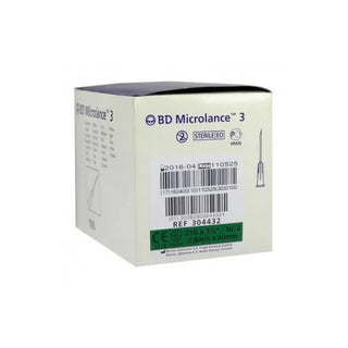 Aguja microlance BD 0,8 mm x 40 mm 100 unidades 