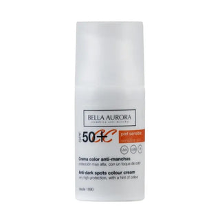 Bella Aurora Crema con Color Antimanchas Oscuras SPF50+ 30ml 