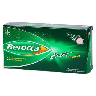 Berocca Boost 30 comprimidos efervescentes Guaraná 