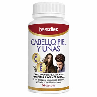 Best diet para el cuidado del cabello, la piel y las uñas 60 cápsulas 